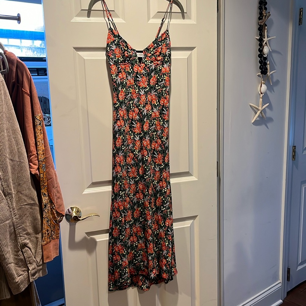 Hawaii style midi dress